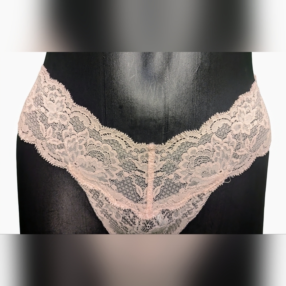 Cosabella Never Say Never Cutie Thong OS Pink Lilly - Picture 4 of 5